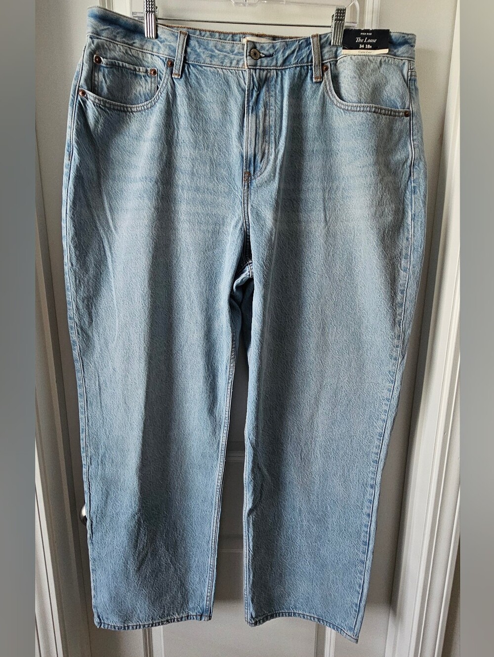 Abercrombie & Fitch The Loose High Rise Curve Love Jeans